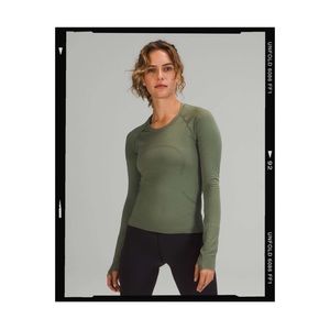 Lululemon Swiftly Tech Long Sleeve Shirt 2.0 *Race Length in Green Twill